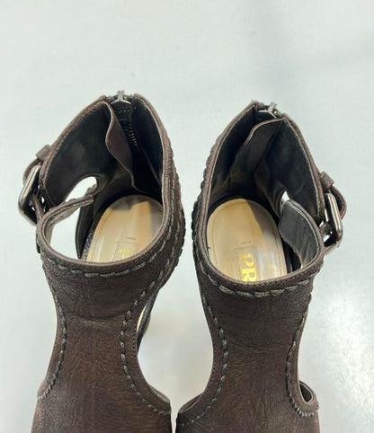 Prada Open Toe Heel Sandals Women's SIZE 34 22cm (8.66in) Prada