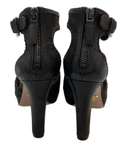 Prada Open Toe Heel Sandals Women's SIZE 34 22cm (8.66in) Prada