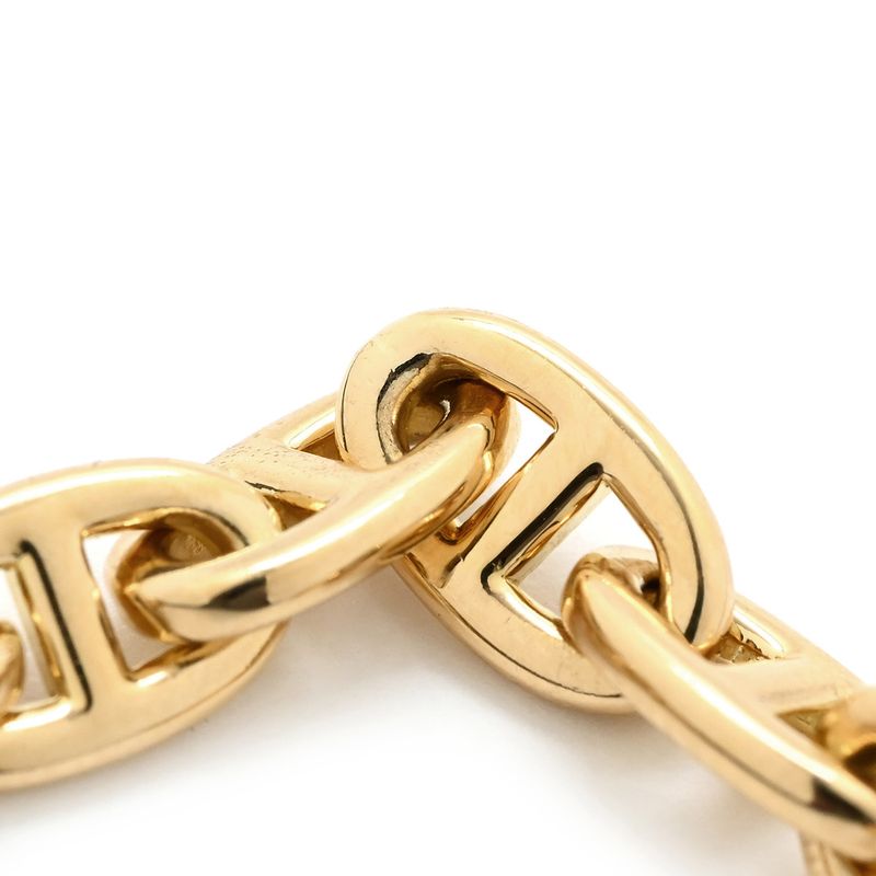 Hermes Bracelet Chaine D'ancre TPM 18k Yellow Gold Yellow Gold 26 Frames