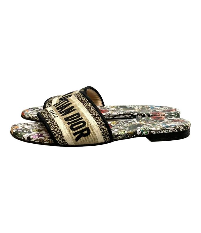 Christian Dior Flat Sandals Women's SIZE 34 22cm (8.66in) Christian Dior