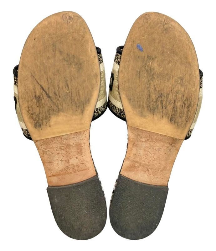 Christian Dior Flat Sandals Women's SIZE 34 22cm (8.66in) Christian Dior