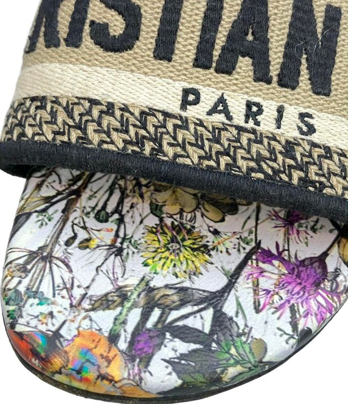 Christian Dior Flat Sandals Women's SIZE 34 22cm (8.66in) Christian Dior