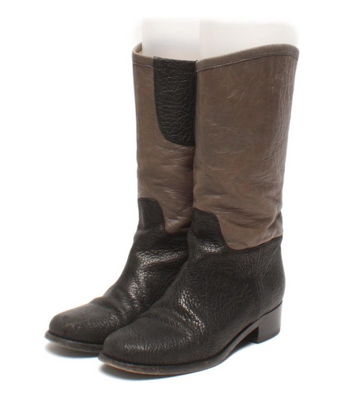 Chanel Short Boots G28488 Womens SIZE 38 1/2 (L) Chanel