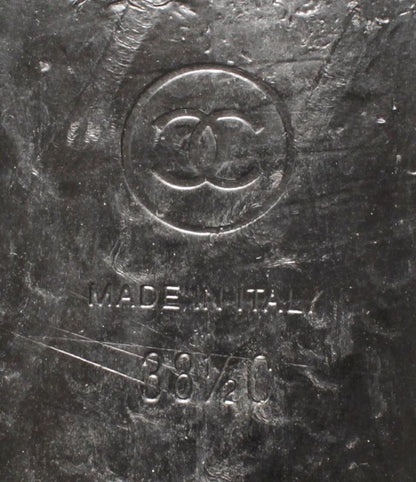 Chanel Short Boots G28488 Womens SIZE 38 1/2 (L) Chanel