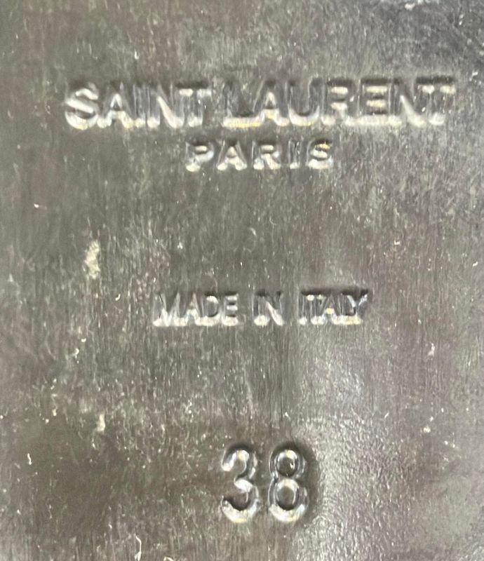 Saint Laurent Lace-up Boots Women's SIZE 38 25.0cm (9.84in) Saint Laurent