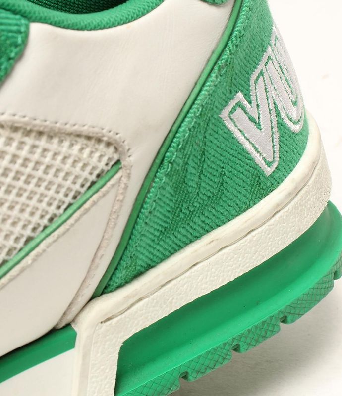 Louis Vuitton Low Cut Sneakers LV Trainer Line Ms0243 Men's Size 6 1/2 (S)