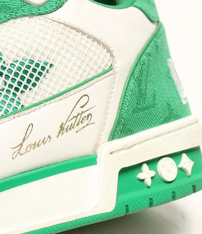 Louis Vuitton Low Cut Sneakers LV Trainer Line Ms0243 Men's Size 6 1/2 (S)