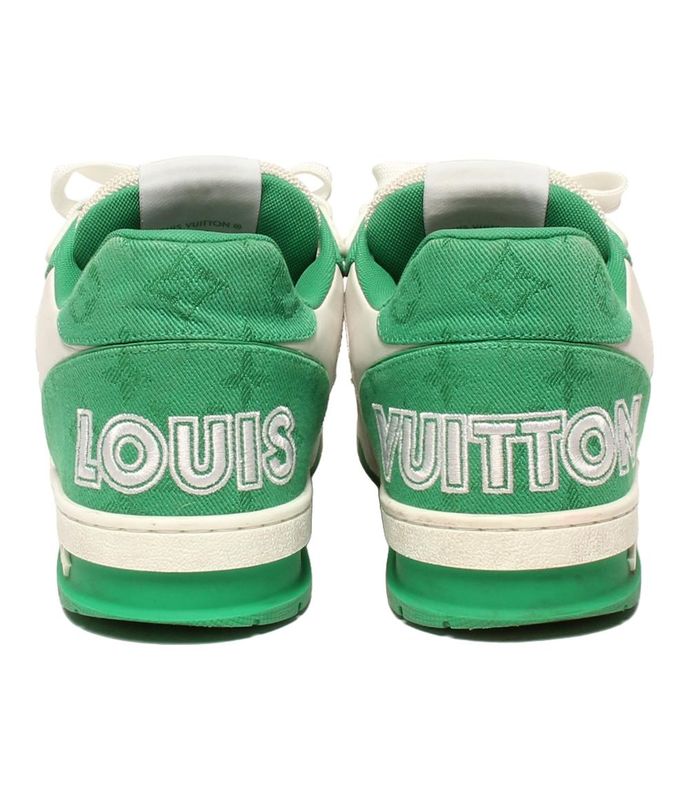 Louis Vuitton Low Cut Sneakers LV Trainer Line Ms0243 Men's Size 6 1/2 (S)