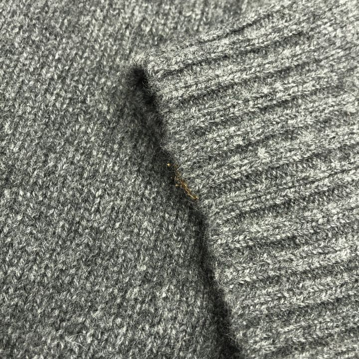 Prada (prada) ③ P24e1e 2020aw Cashmere Knit With 3/4 Length Sleeves Ladies Gray