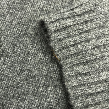 Prada (prada) ③ P24e1e 2020aw Cashmere Knit With 3/4 Length Sleeves Ladies Gray