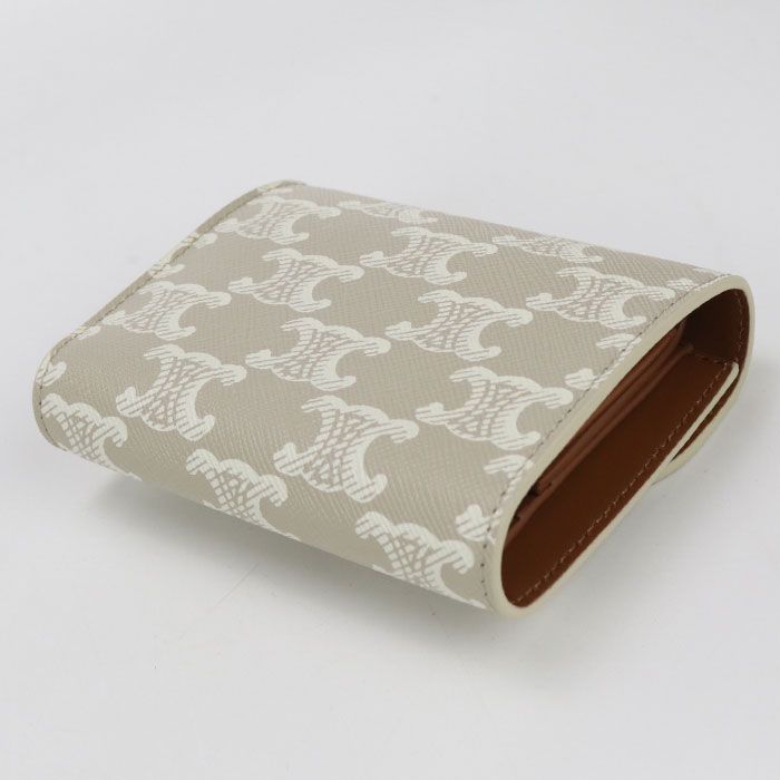 Celine Small Flap Wallet 10d782cqh Trifold Wallet Triomphe Canvas Scuff Deuce