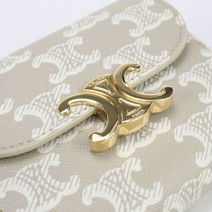Celine Small Flap Wallet 10d782cqh Trifold Wallet Triomphe Canvas Scuff Deuce