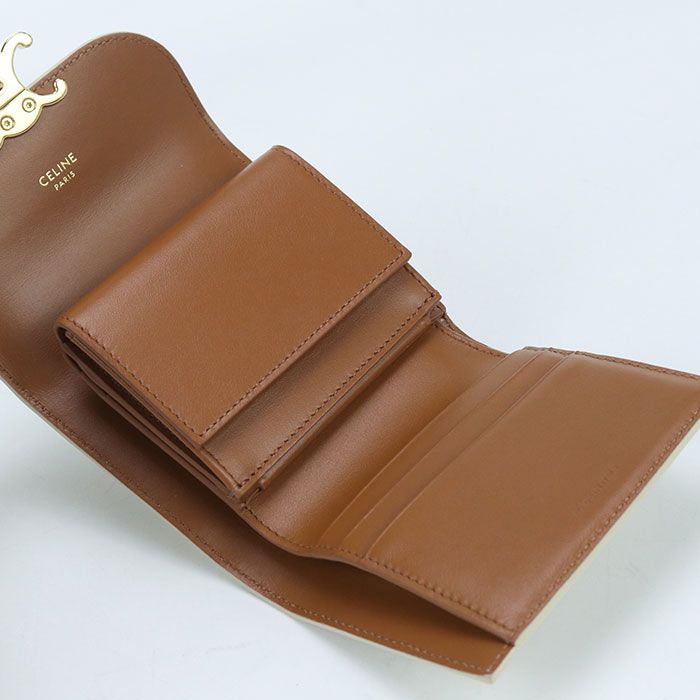 Celine Small Flap Wallet 10d782cqh Trifold Wallet Triomphe Canvas Scuff Deuce