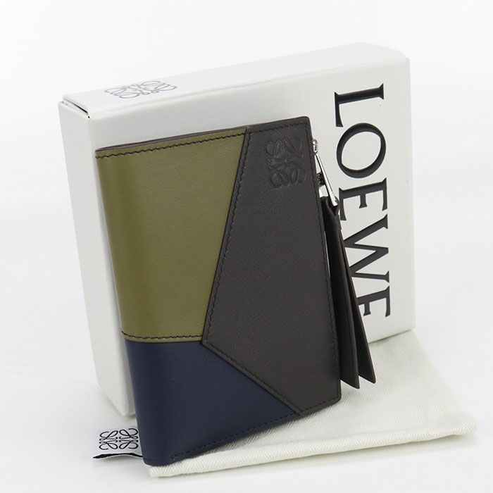 Loewe Puzzle C510w73x08 Bifold Wallet Leather Unisex