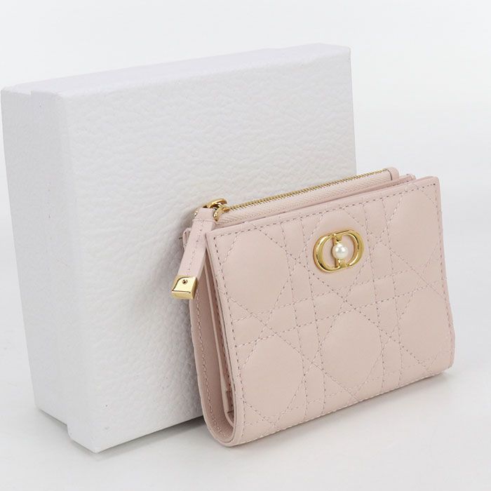 DIOR Dahlia Dior Jolie S3113unjb Bifold Wallet Leather Women