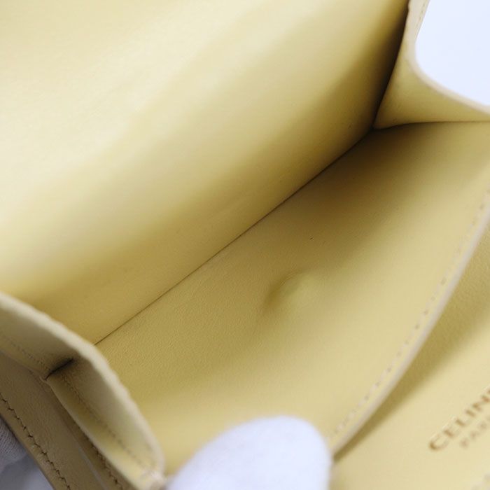Celine Small Trifold Wallet 16 (sase) 10f52 3CQ7 Trifold Wallet Leather Women