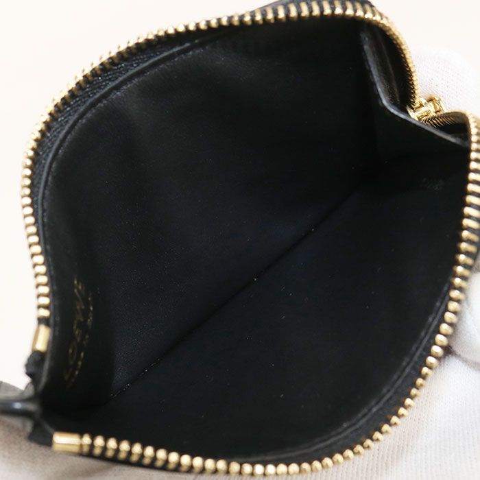 Loewe Fragment Case Coin Card Holder Knot Coin Purse Leather Women