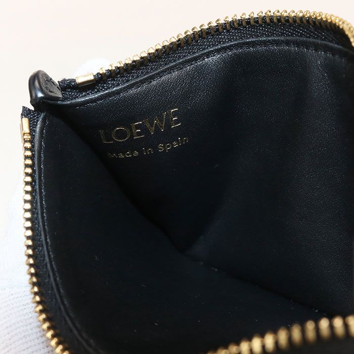 Loewe Fragment Case Coin Card Holder Knot Coin Purse Leather Women