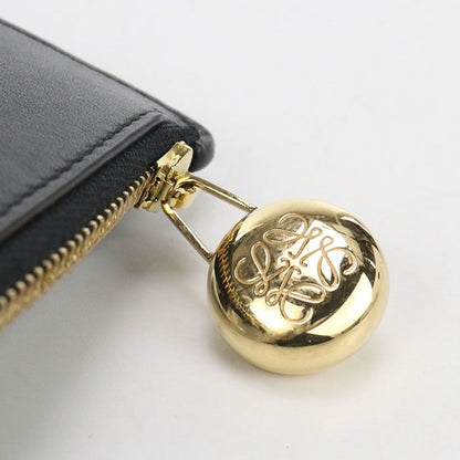 Loewe Fragment Case Coin Card Holder Knot Coin Purse Leather Women