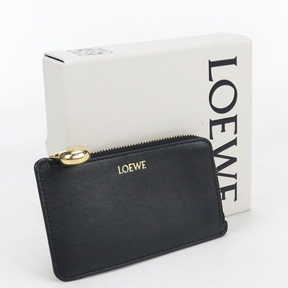 Loewe Fragment Case Coin Card Holder Knot Coin Purse Leather Women