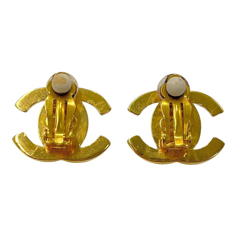 Chanel Earring Coco Mark Earring Ladies Turn Lock