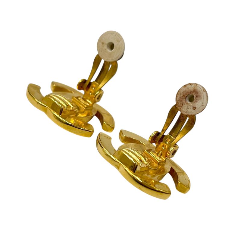 Chanel Earring Coco Mark Earring Ladies Turn Lock