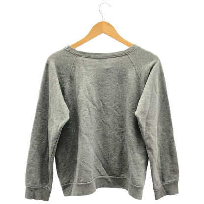 Celine ①③ 20SS Eddie Period College Logo Sweatshirt Women's Gray M