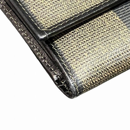Fendi Pecan Black And Brown Trifold Wallet For Women