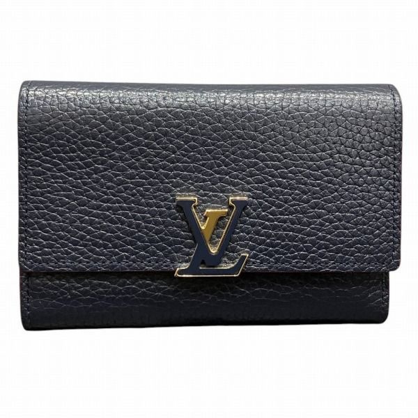 Louis Vuitton Portefeuille Capucines Compact M63741 Trifold Wallet Women