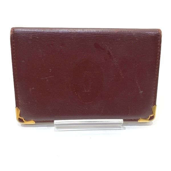 Cartier Must L3000171 Brand Accessories Business Card Holder Pass Case Ladies