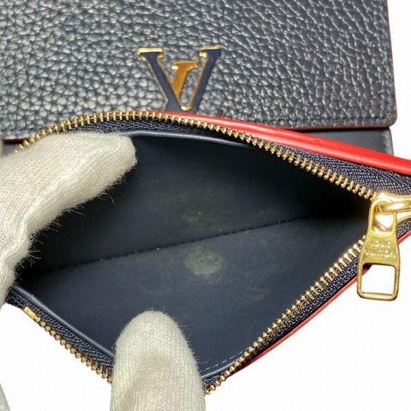Louis Vuitton Portefeuille Capucines Compact M63741 Trifold Wallet Women