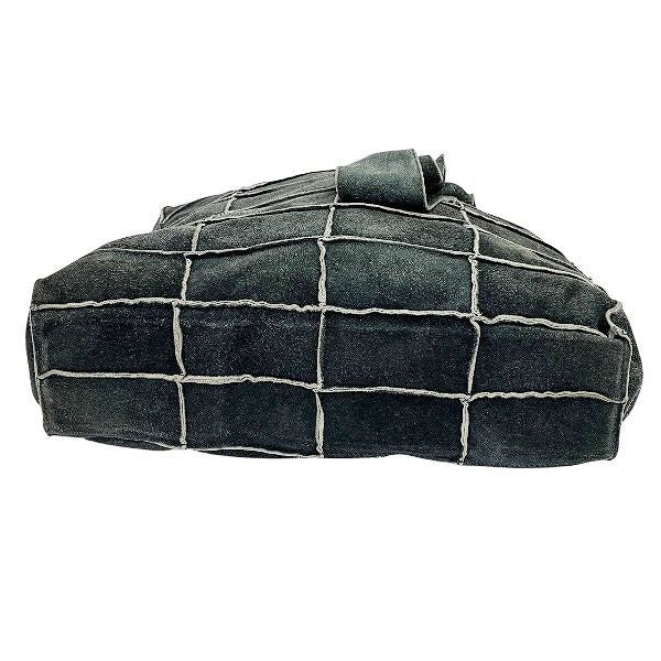 Chanel Chocobar Black Suede Bag Tote Bag Women