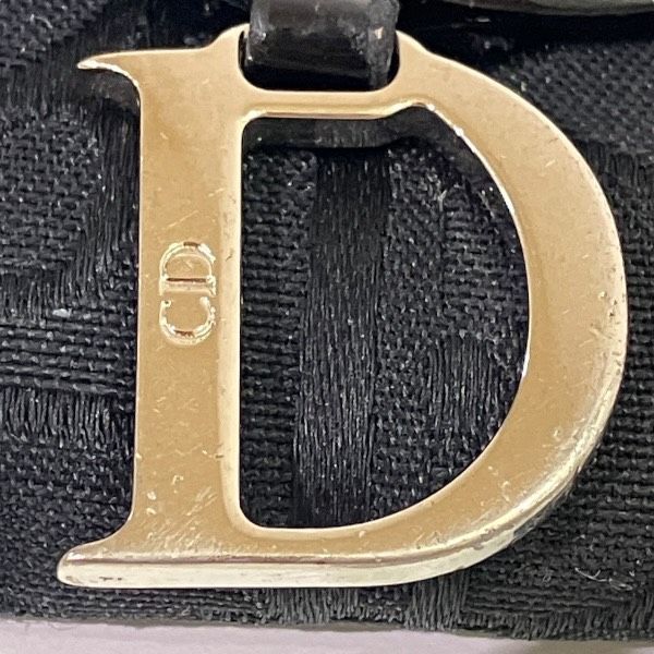 Dior Trotter Saddle Dcharm Black Long Wallet Trifold Wallet Men's