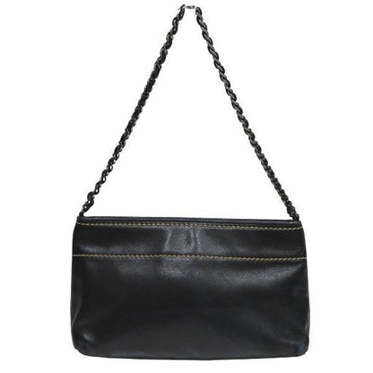 Chanel Accessory Pouch Lambskin Bag Handbag Women