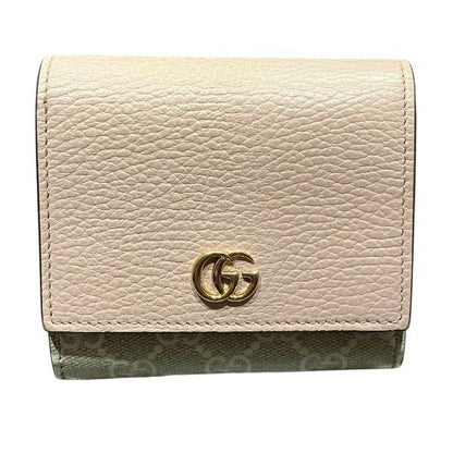 Gucci GG Supreme Double G Bicolor Medium Wallet 598587 Bifold Wallet Women
