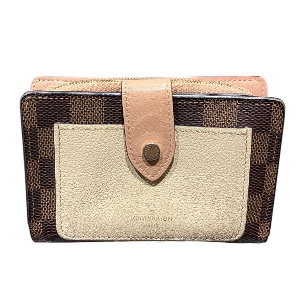 Louis Vuitton Damier Portefeuille Juliette N60380 Bifold Wallet For Women
