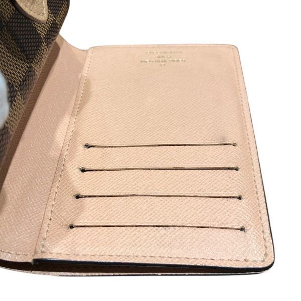 Louis Vuitton Damier Portefeuille Juliette N60380 Bifold Wallet For Women