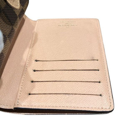 Louis Vuitton Damier Portefeuille Juliette N60380 Bifold Wallet For Women