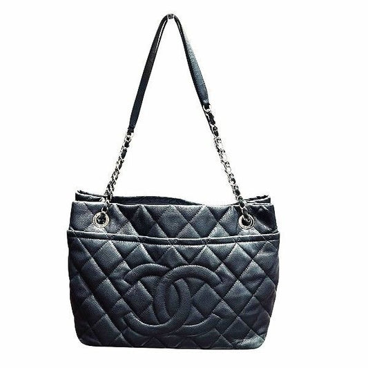 Chanel Matelasse Coco Mark A67294 Blue Label Bag Shoulder Bag Women