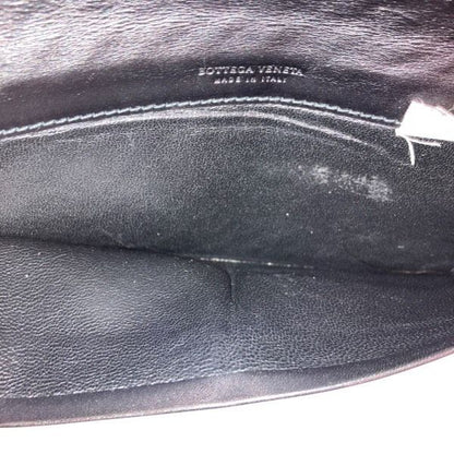 Bottega Veneta Intrecciato Black Long Wallet Bifold Wallet Unisex