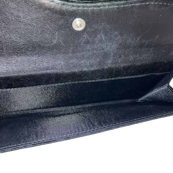 Dior Trotter Saddle Dcharm Black Long Wallet Trifold Wallet Men's