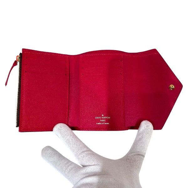 Louis Vuitton Monogram Portefeuille Victorine M62151 Trifold Wallet For Women