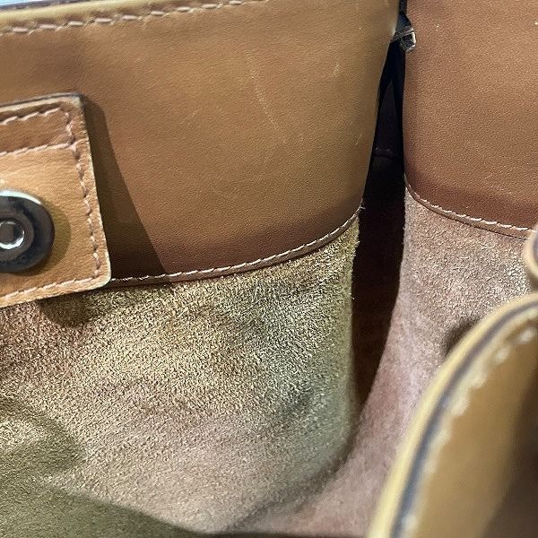 Gucci 101919 Brown Leather Bag Tote Bag Women