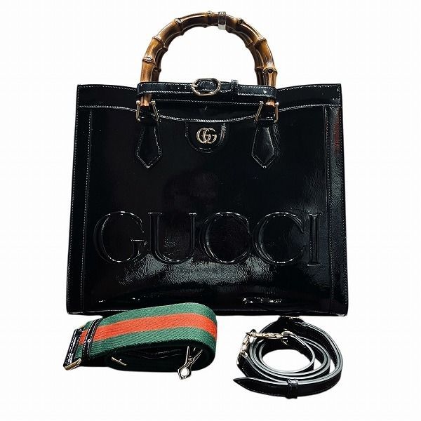 Gucci Bamboo Diana 678842 2WAY Shoulder Bag Tote Handbag Women