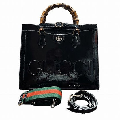 Gucci Bamboo Diana 678842 2WAY Shoulder Bag Tote Handbag Women