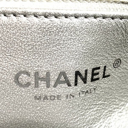 Chanel Matelasse Chain Shoulder Metallic Silver Bag Shoulder Bag Women