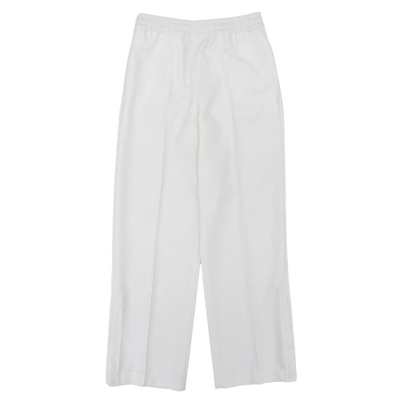 Gucci 810515 GG Jacquard Pants Zip Hem Web Line White XS Genuine