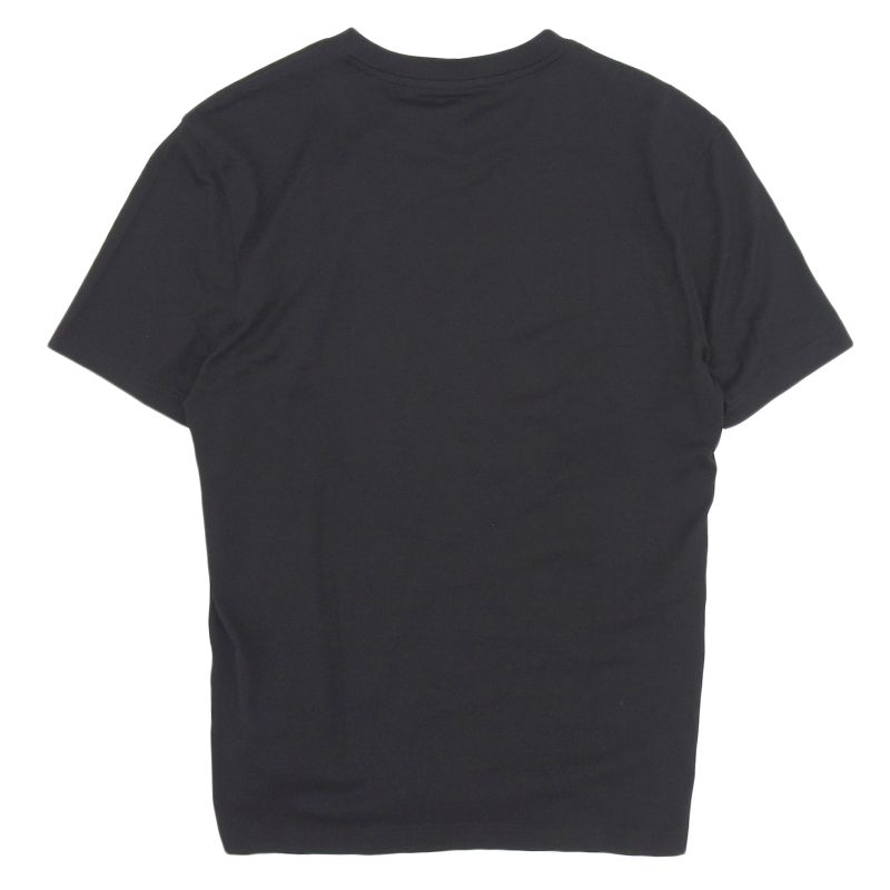 Louis Vuitton 100% Cotton LV Circle Logo Embroidery Short Sleeve T-shirt Black