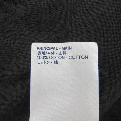 Louis Vuitton 100% Cotton LV Circle Logo Embroidery Short Sleeve T-shirt Black