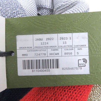 Gucci 23SS 724770 Turtleneck Docking Design Long Sleeve Knit Sweater Multicolor